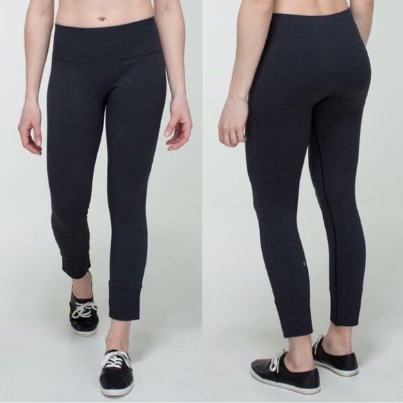 Lululemon Ebb To Street Pant Heathered Black - Picture 1 of 8